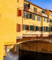 Мост понте веккьо во флоренции - самый фотогеничный мост